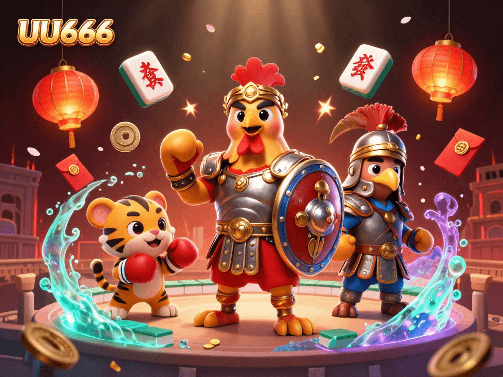 Experience thrilling action and excitement at UU666, featuring dynamic casino elements.
