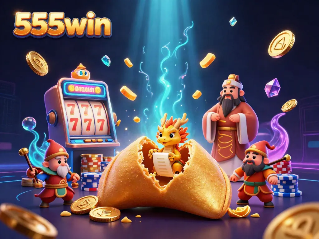 Experience the thrill of 555win with an exciting 3D casino scene full of opportunities.