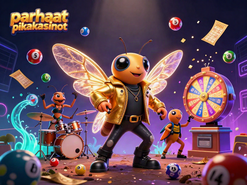 Experience the thrill of parhaat pikakasinot with a vibrant 3D scene featuring lively games and colors.