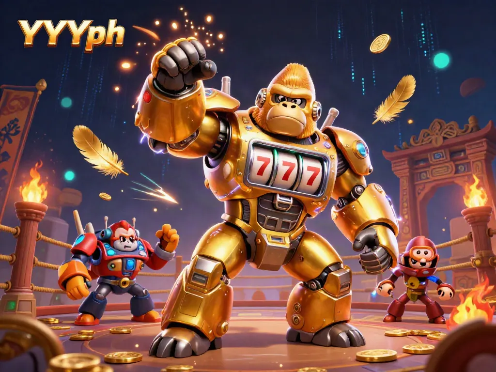 YYYph unleashes thrilling gameplay with a dynamic gorilla mech and immersive casino elements.