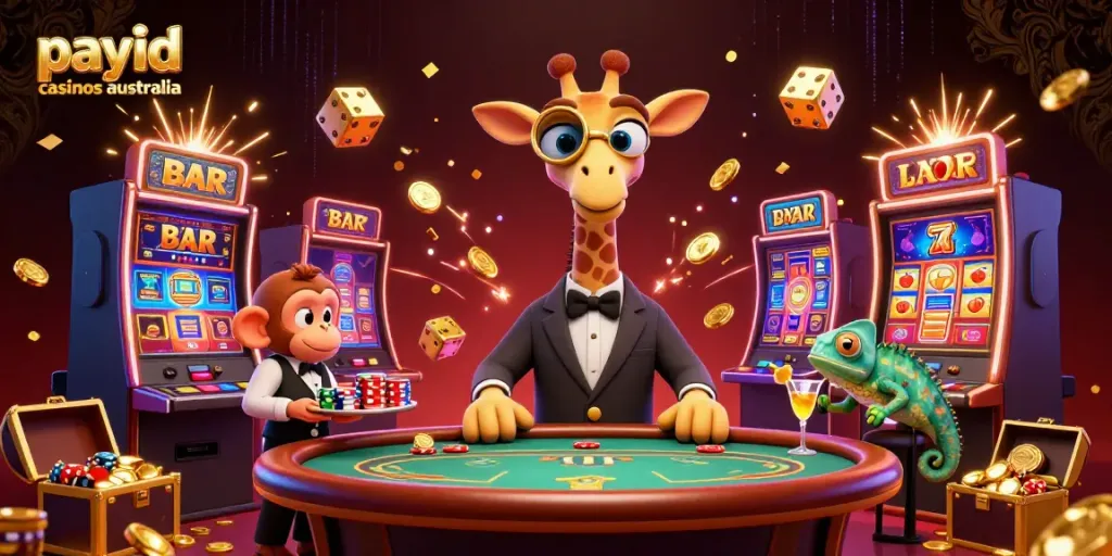 Experience the excitement at PayID casinos Australia with vibrant 3D characters and games.