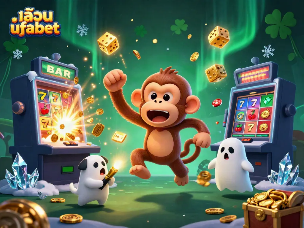 Experience thrilling gameplay and fun moments while playing ufabet with golden juggled casino elements in a vibrant casino setting.