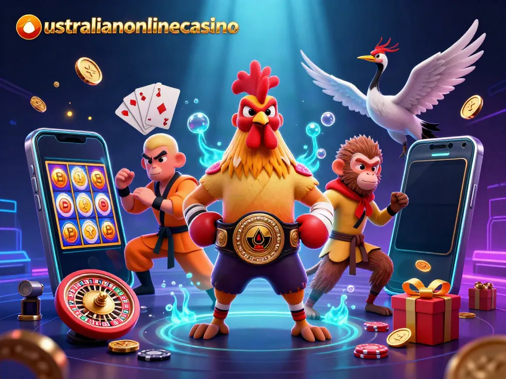 Experience the vibrant world of australianonlinecasino with dynamic gaming action and immersive characters.