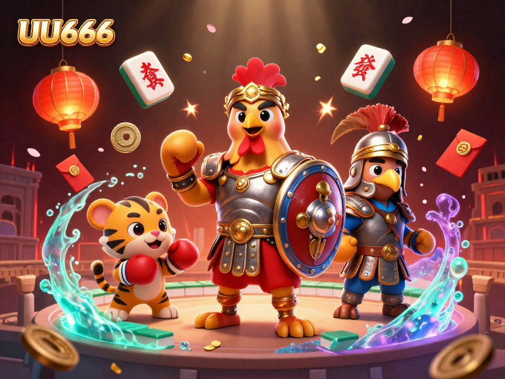 Experience thrilling action and excitement at UU666, featuring dynamic casino elements.