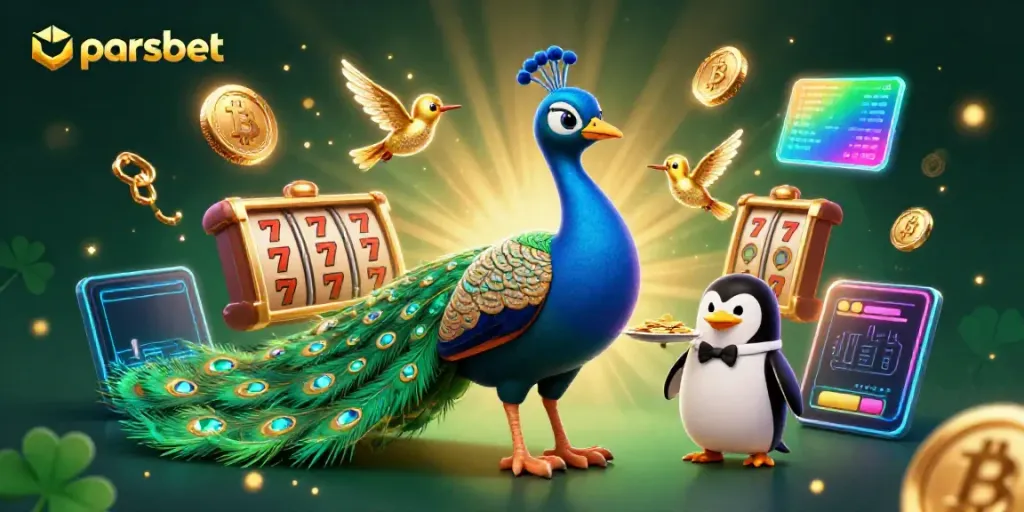 Parsbet ile zengin slot ve jackpot unsurları içeren büyüleyici bir kumar sahnesi.