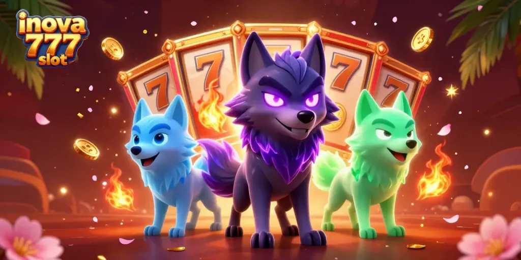 Enjoy exciting gameplay with inova 777 slot featuring vibrant symbols and animated characters.