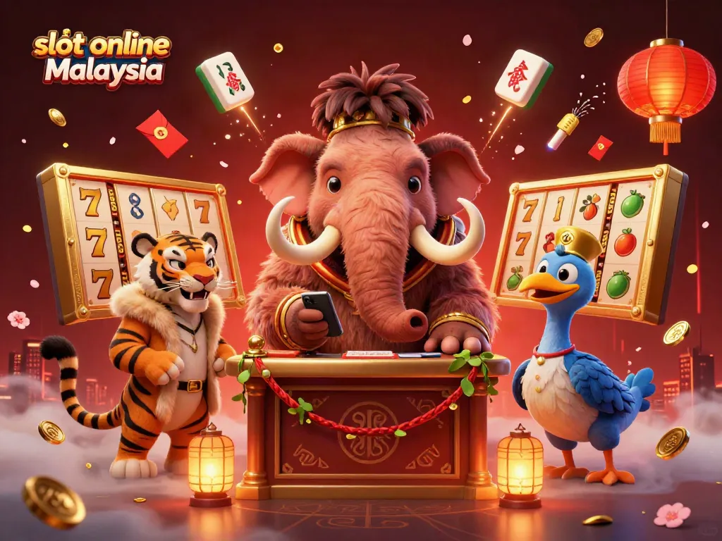 Menyemarakkan suasana slot dalam talian Malaysia dengan slot gulungan dan watak 3D berwarna-warni.
