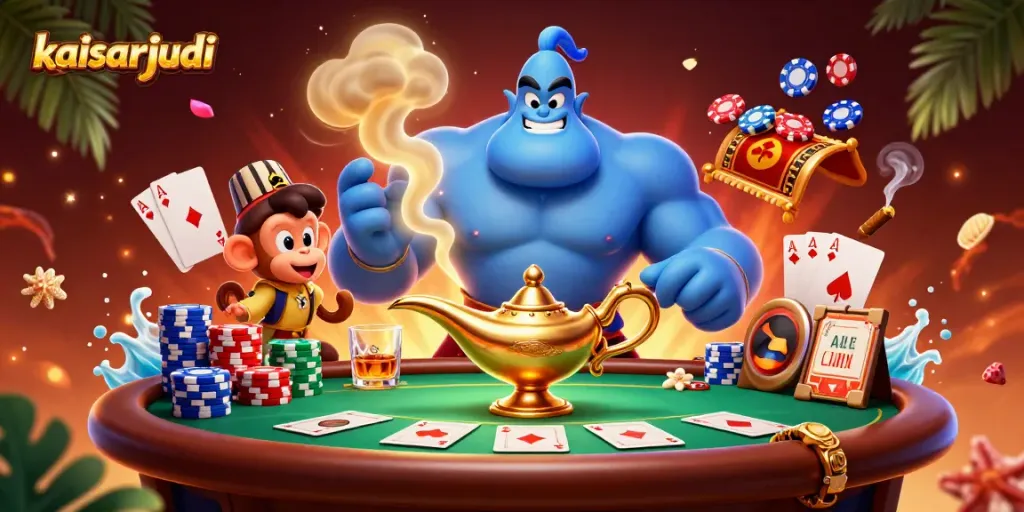 Kaisarjudi invites players to experience an exciting casino adventure with vibrant poker action.