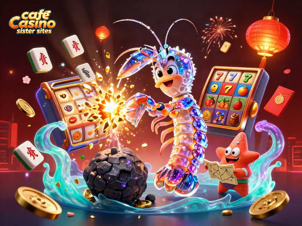 Engage in thrilling action with cafe casino sister sites featuring vibrant slot game elements and dynamic characters.
