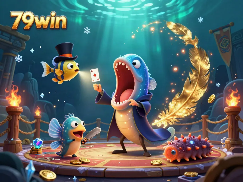 Experience non-stop fun with 79win as bioluminescent characters bring the thrill of gambling to life.