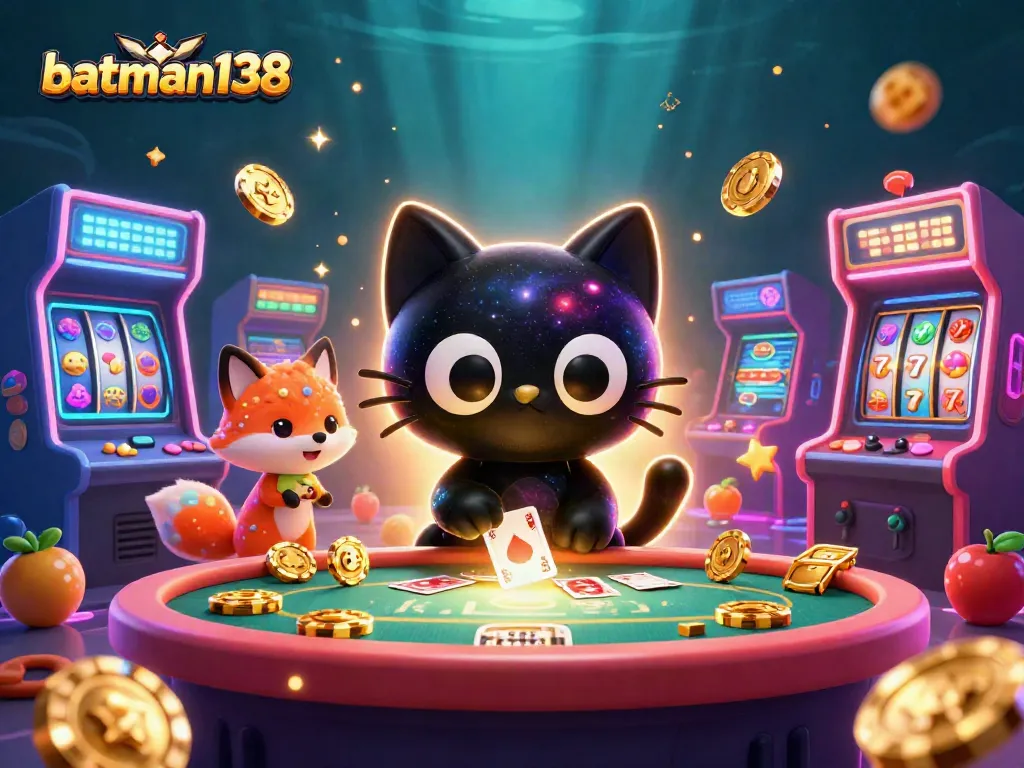 Experience the thrill of winning at batman138 with cosmic characters and vibrant casino elements.